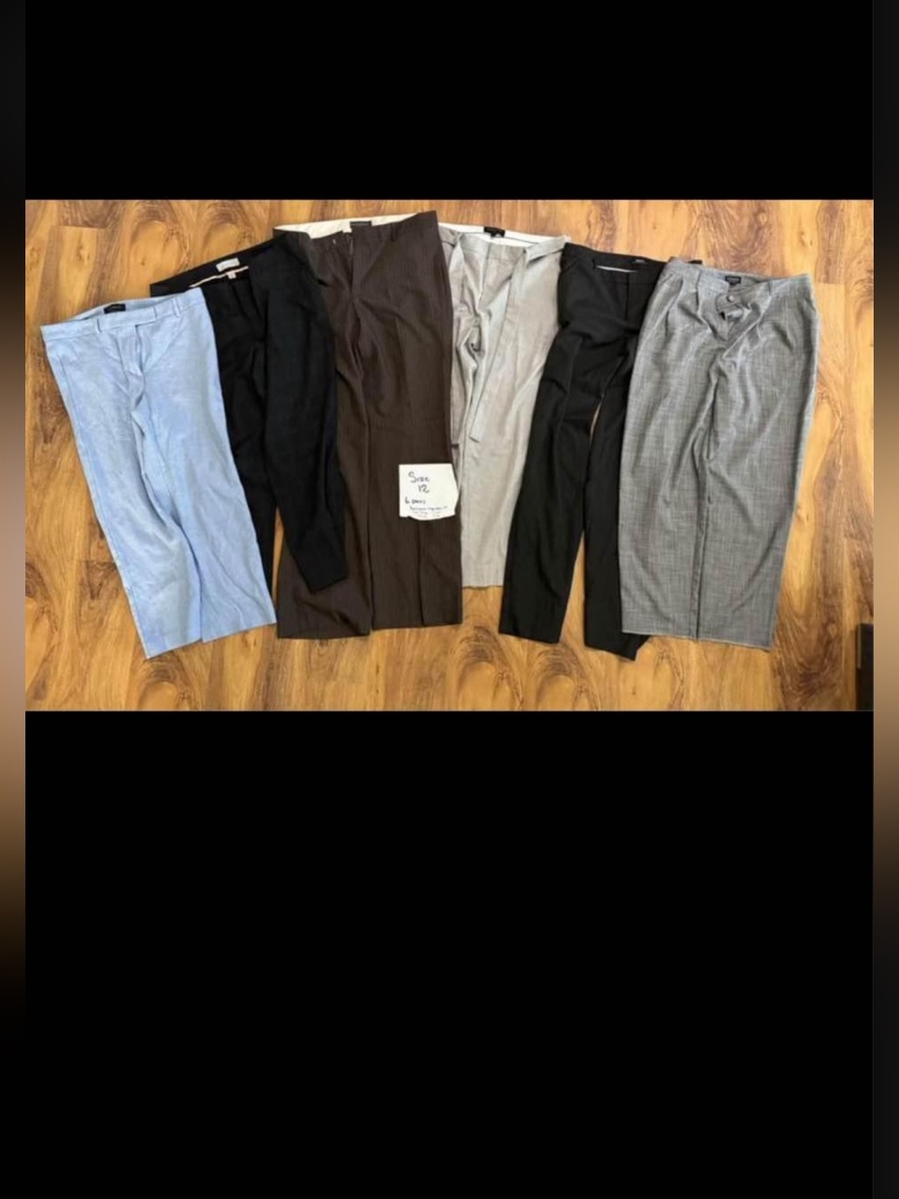 Women's Tailored Dress Pants - Black, Gray, Brown, Light Blue, Cream